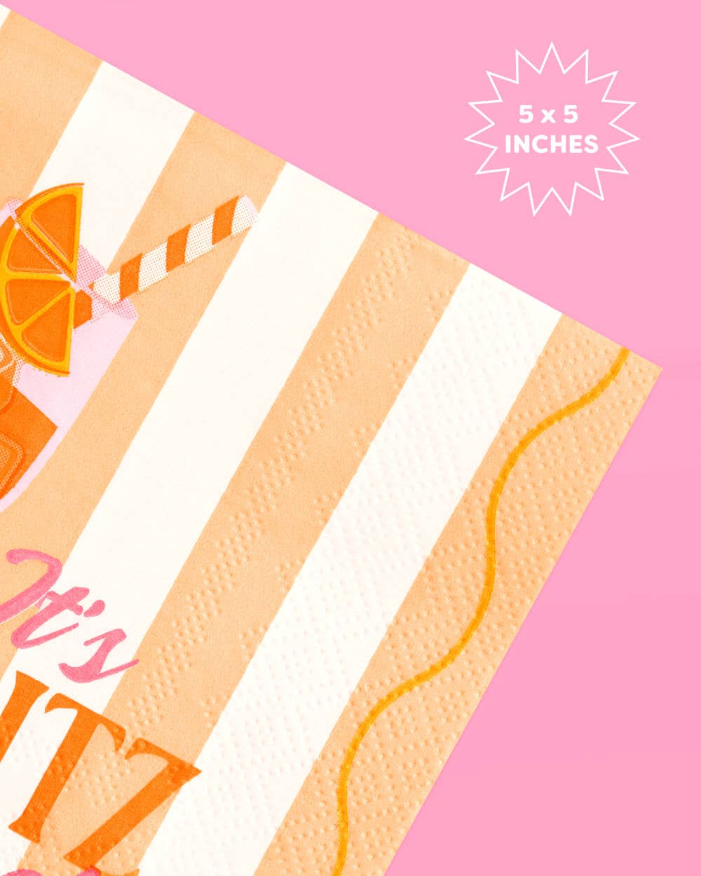 Spritz Napkins | cocktail, bachelorette, bridal, summer