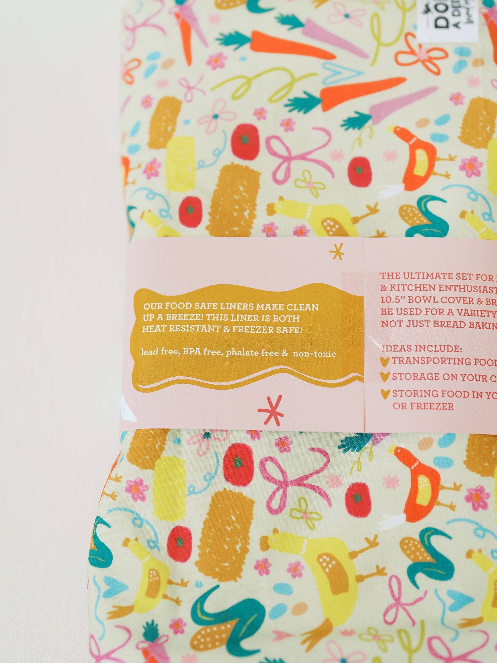 Farm Fresh Bread Baker Set | Bread Bag & Bowl Cover