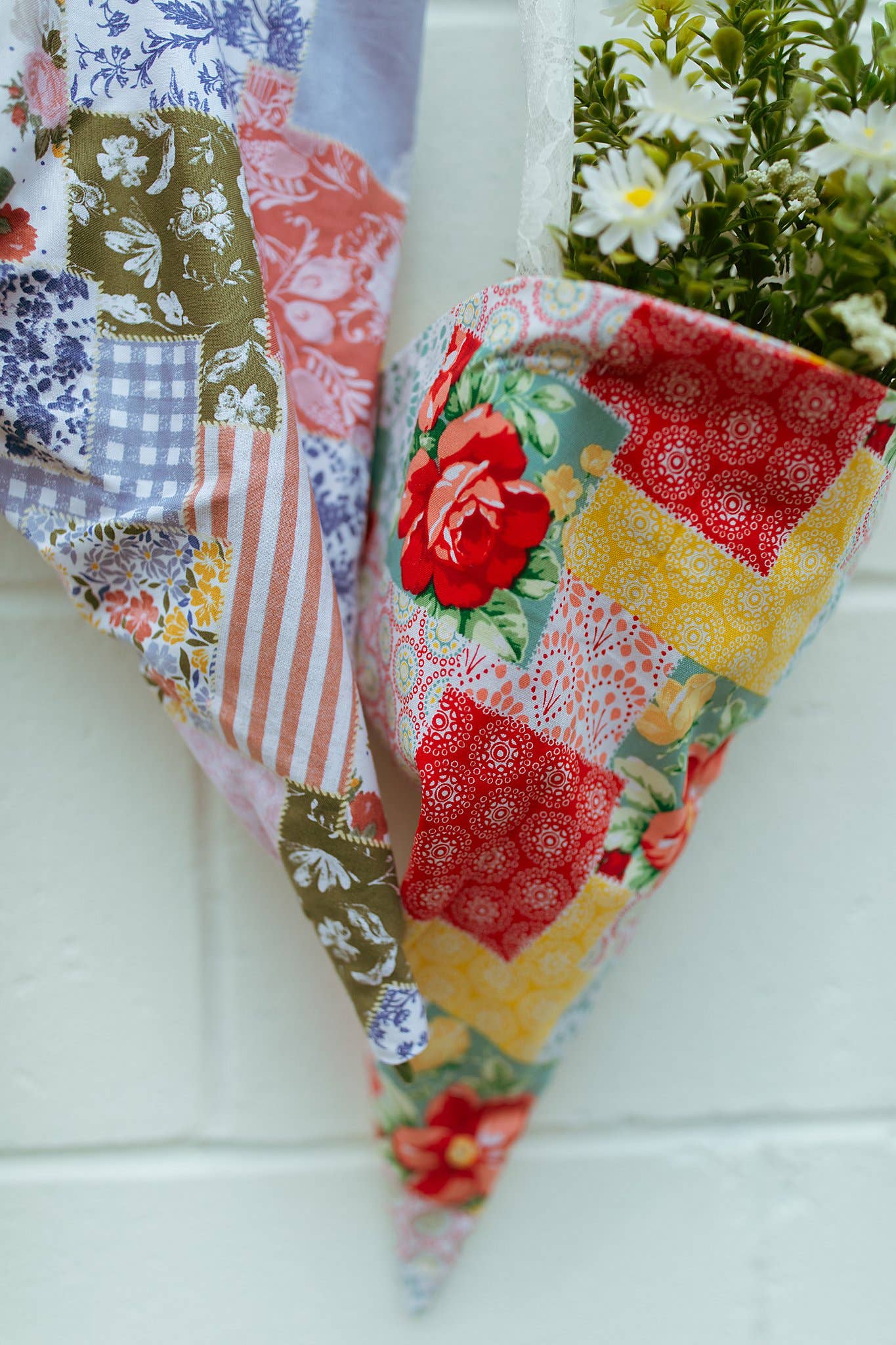 Handmade Flower Market Bouquet Bag!