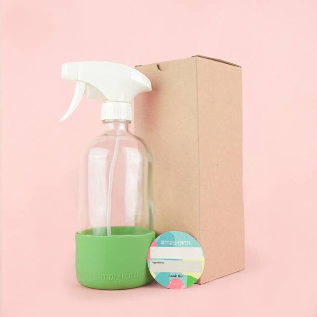 Cleaning Spray Bottle (16oz) - With Silicone Sleeve