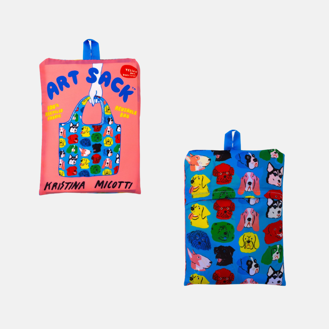 Dogs Art Sack® by Kristina Micotti - Reusable Tote Bag