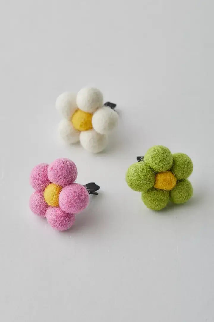 Flower Car Vent Clip - Cute, Felt, Accessories