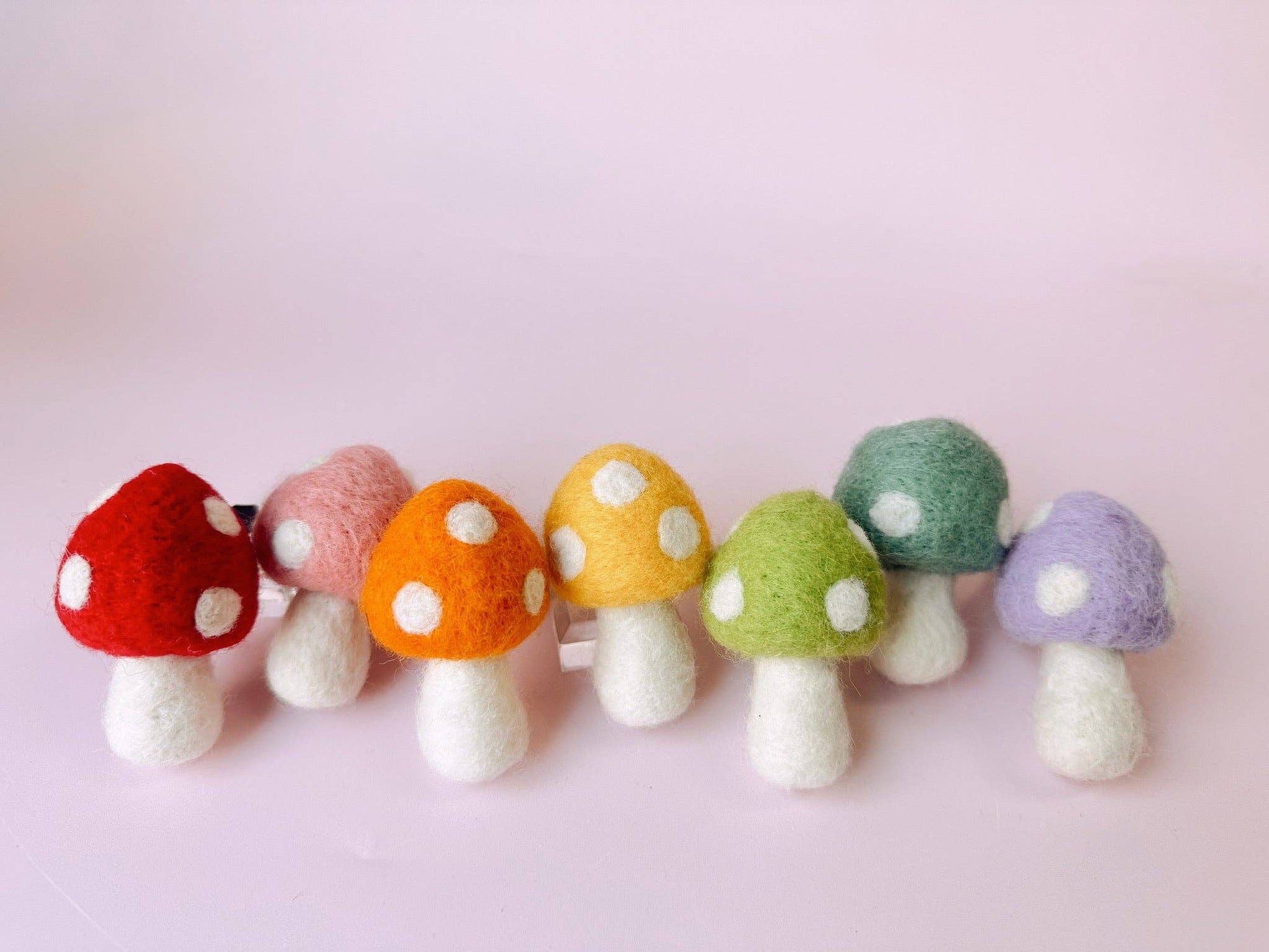 Felt Mushroom Car Vent Clip - Diffuser, Cottagecore, Whimsy