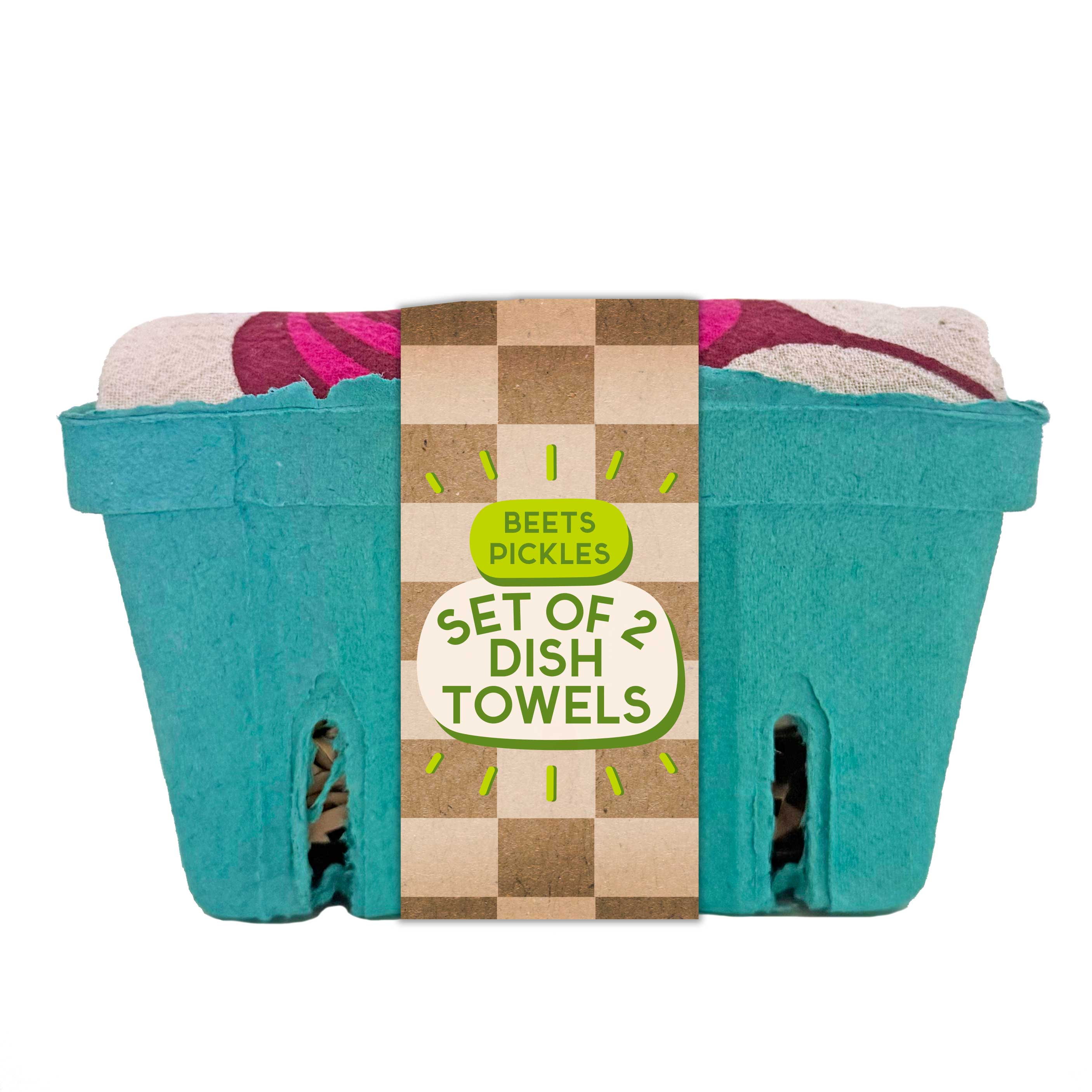 PICKLED PLEASE (Pickle, Beet) - Tea Towel Set of 2
