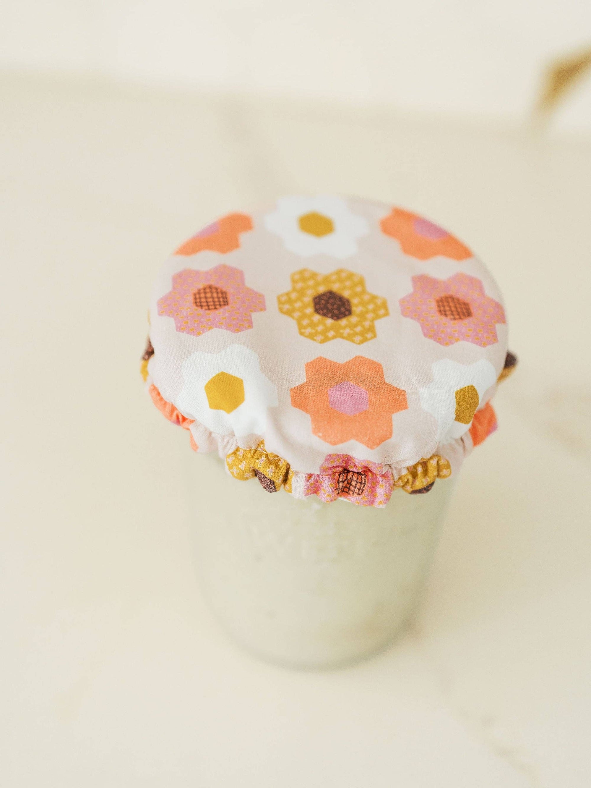 3.25" Flower Garden Jar + Mini Bowl Cover