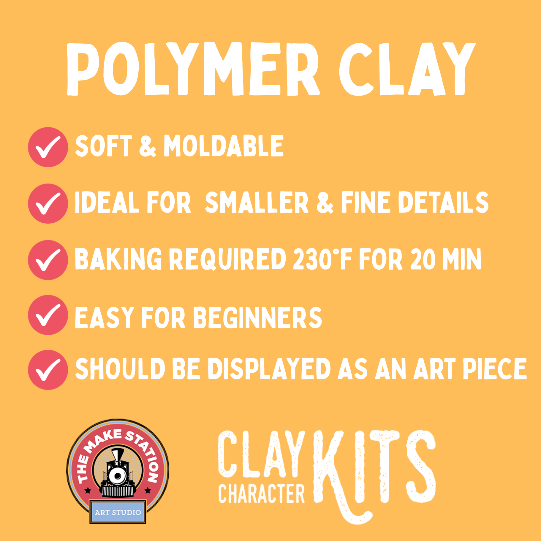 Red Panda DIY Polymer Clay Kit | Arts & Craft Kit