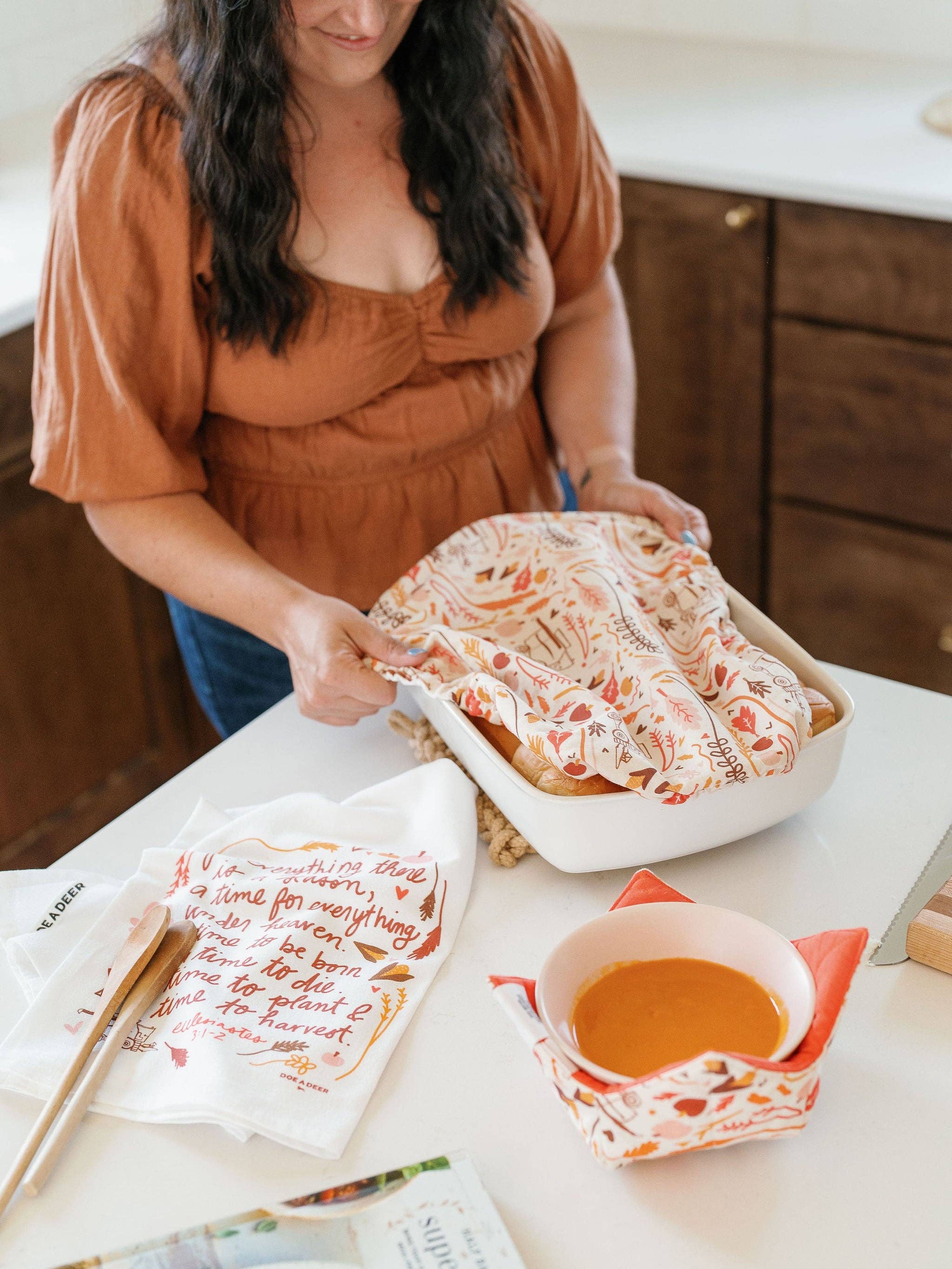 10x14 Harvest Baking Dish Cover | Fall