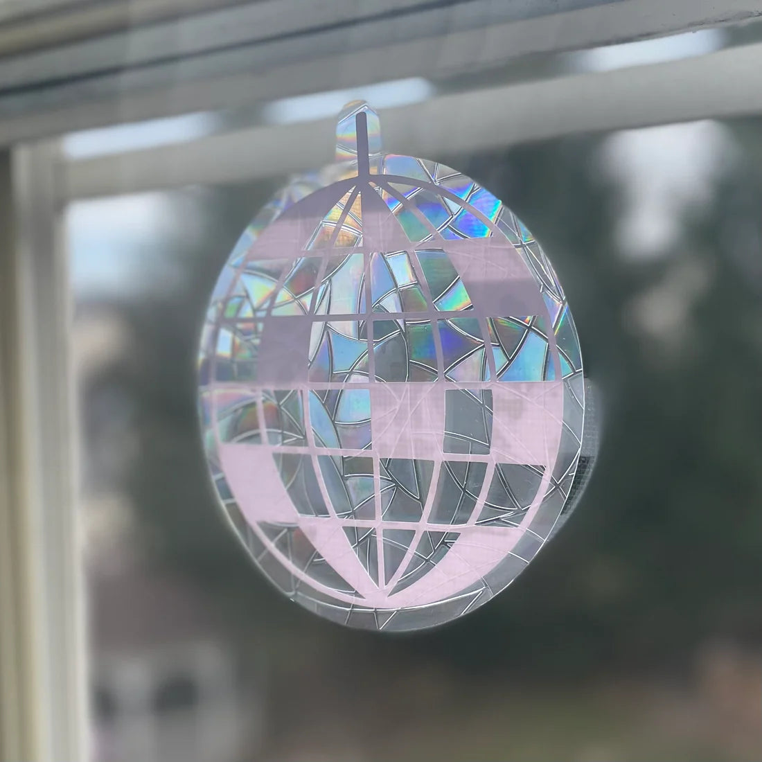 Disco Sun Catcher Window Cling