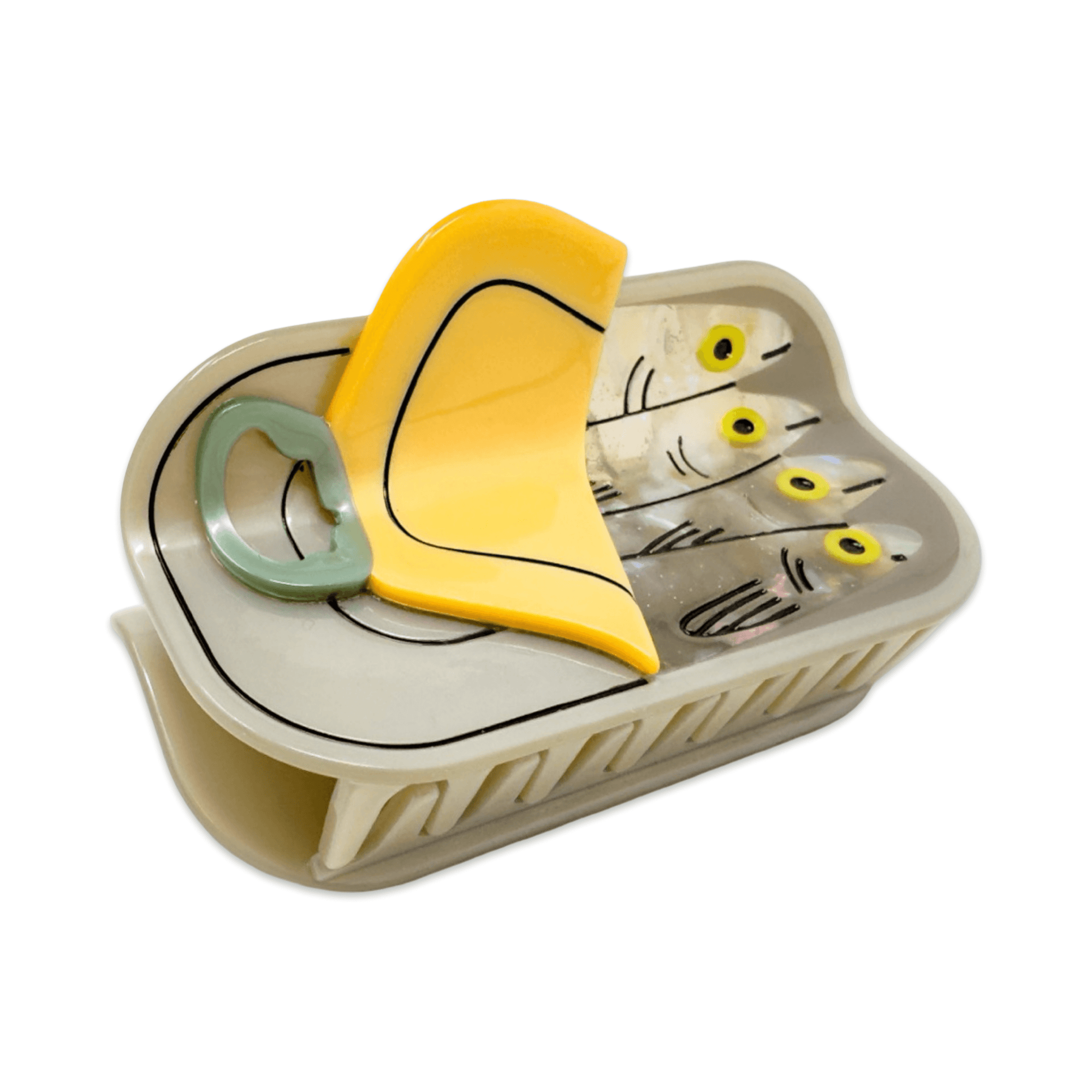 Large Tinned Fish Hair Claw Clip
