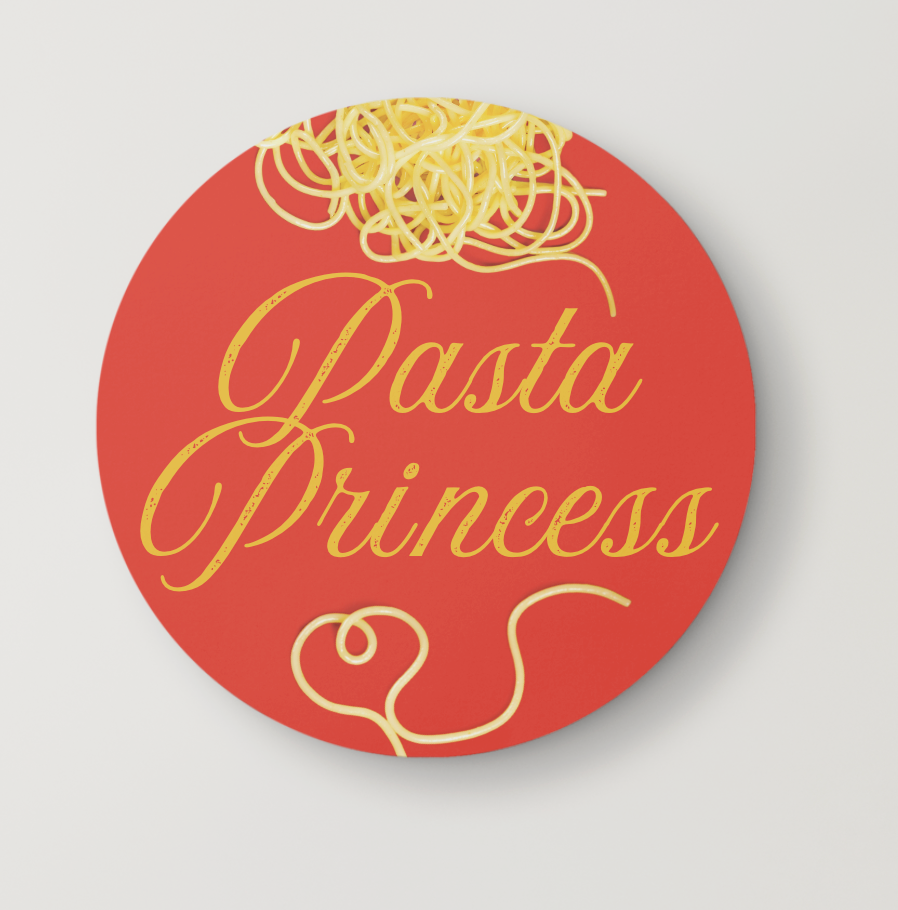 Pasta Princess Vinyl Sticker