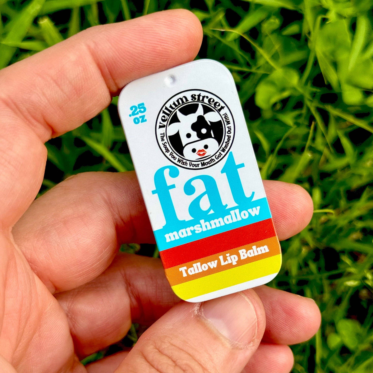 Fat marshmallow .25 oz TALLOW LIP BALM