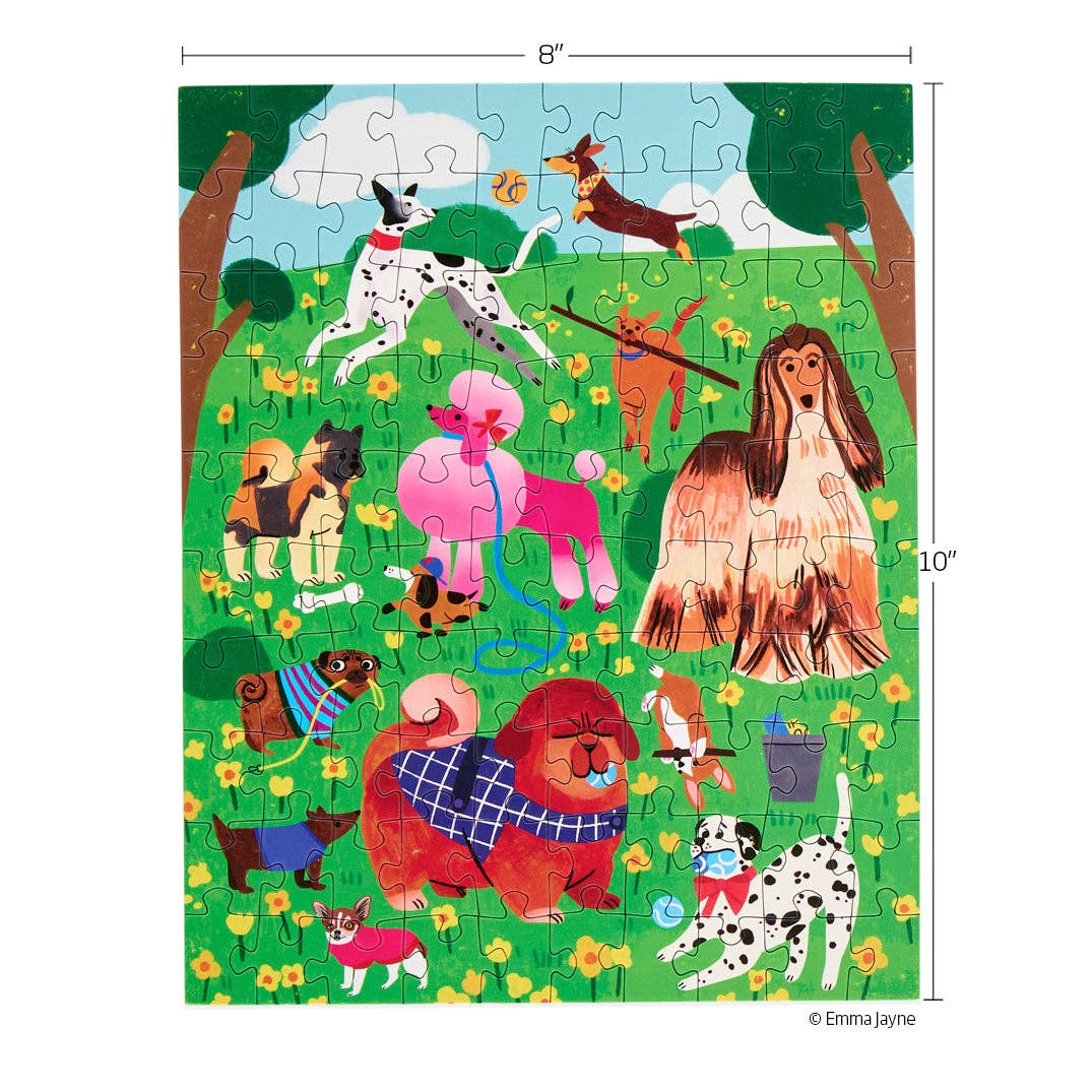 Puppy Park 100 Piece Puzzle Snax