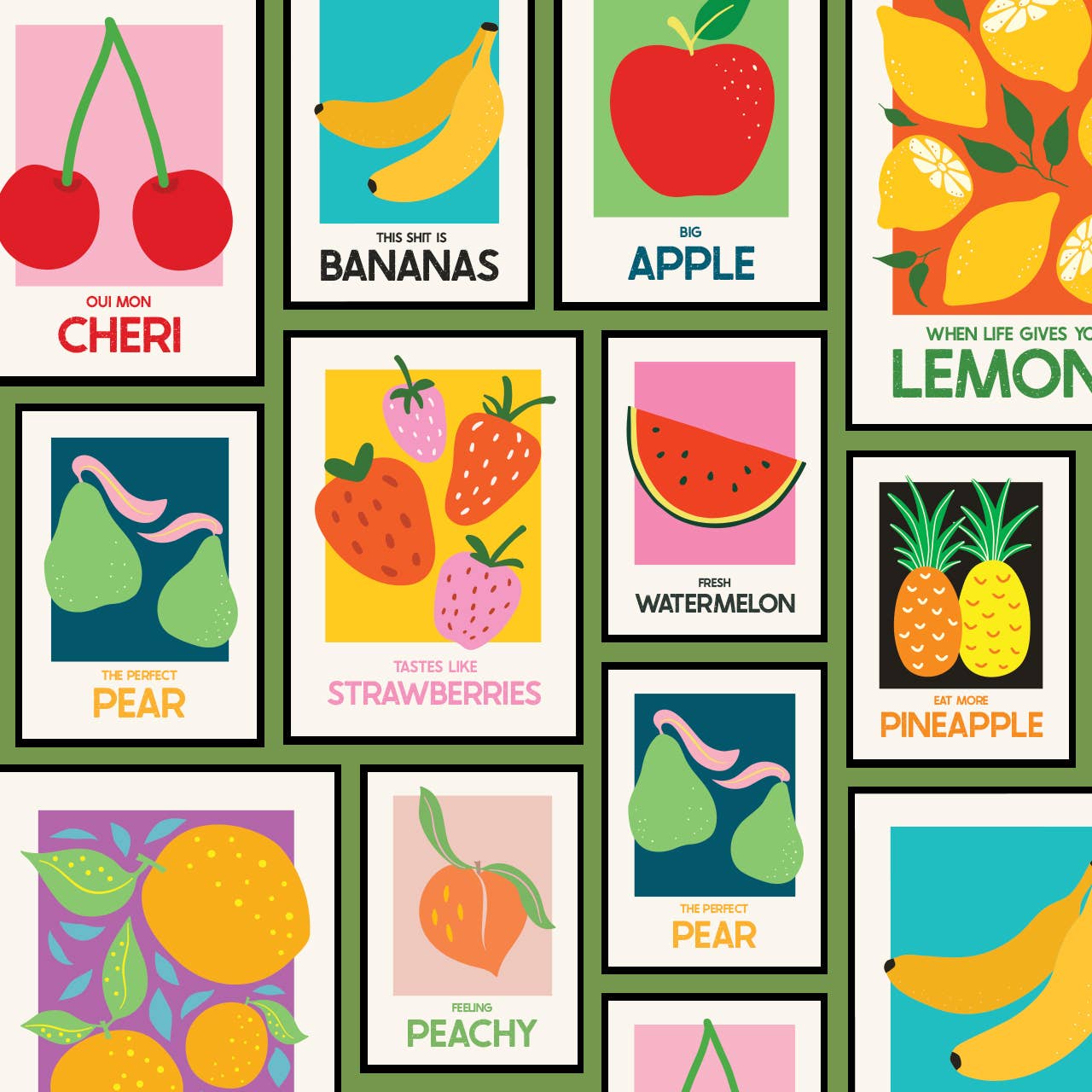 WHEN LIFE GIVES YOU LEMONS | FRUITY COLLECTION | ART PRINT
