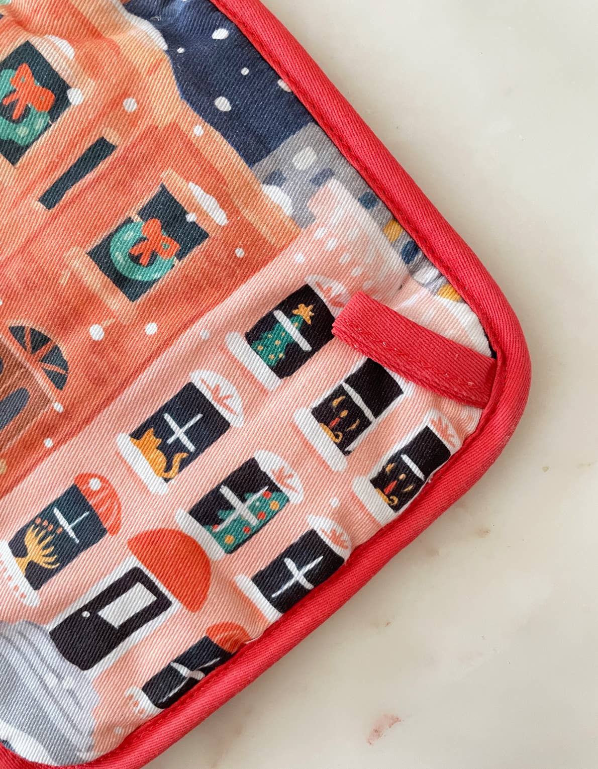 Rockefeller Cotton Oven Mitt + Pot Holder Set