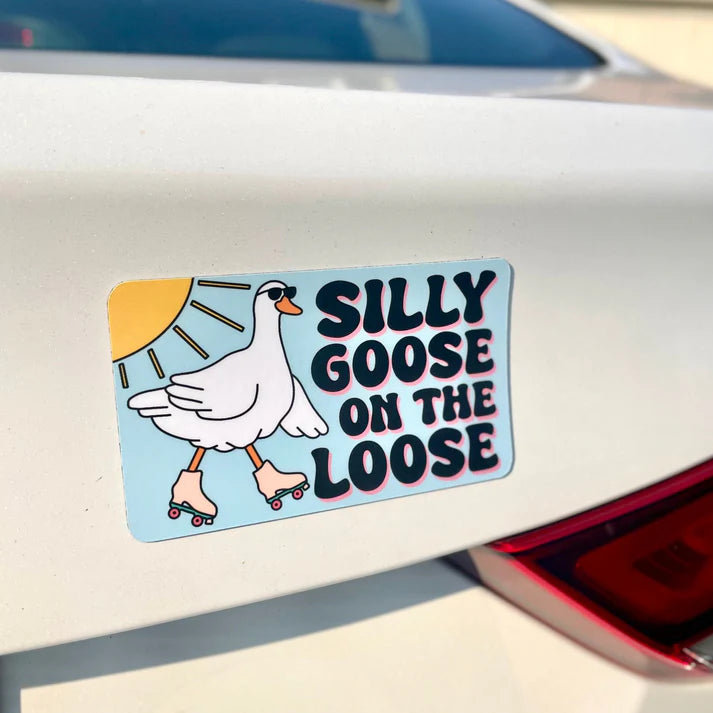 Silly Goose Car Magnet