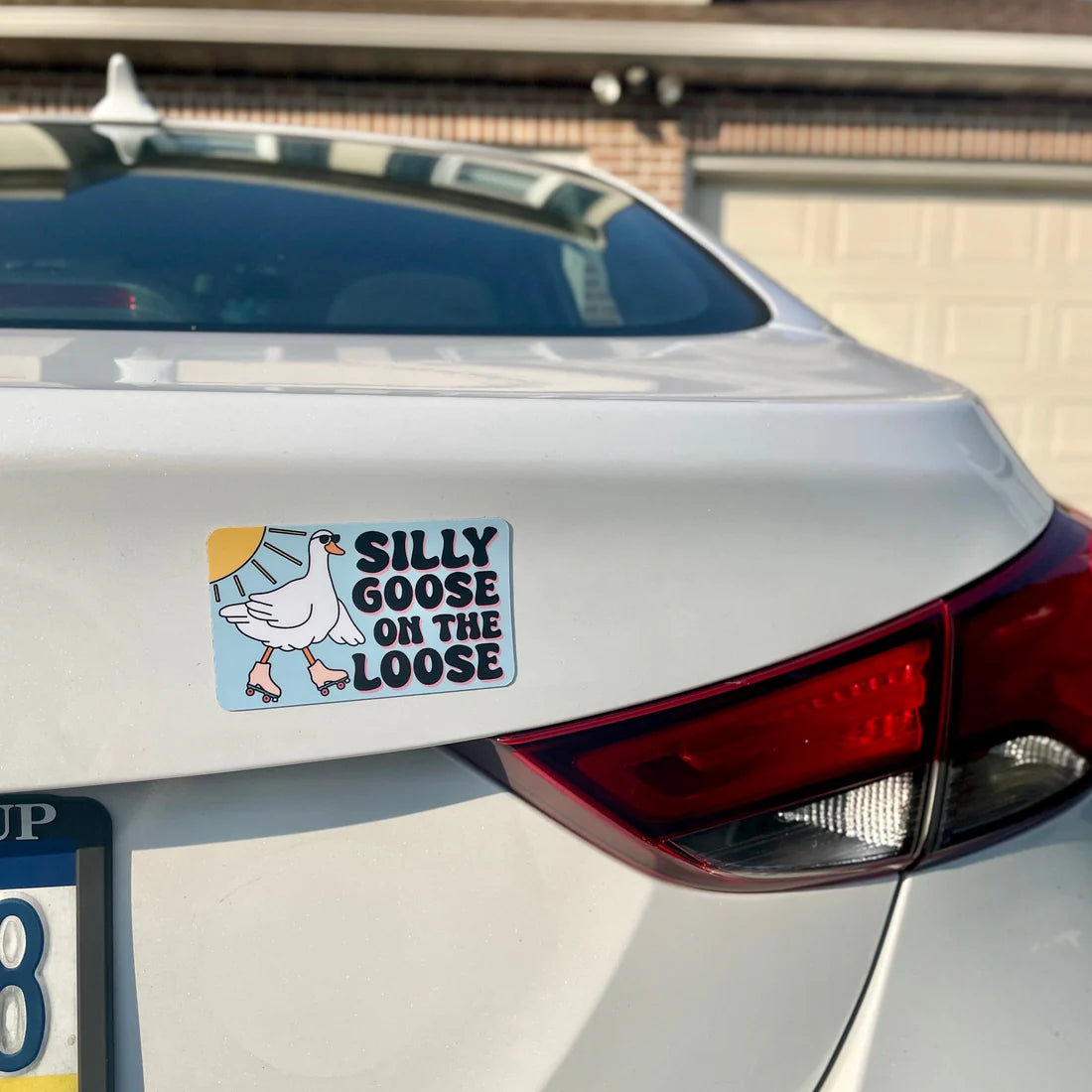 Silly Goose Car Magnet