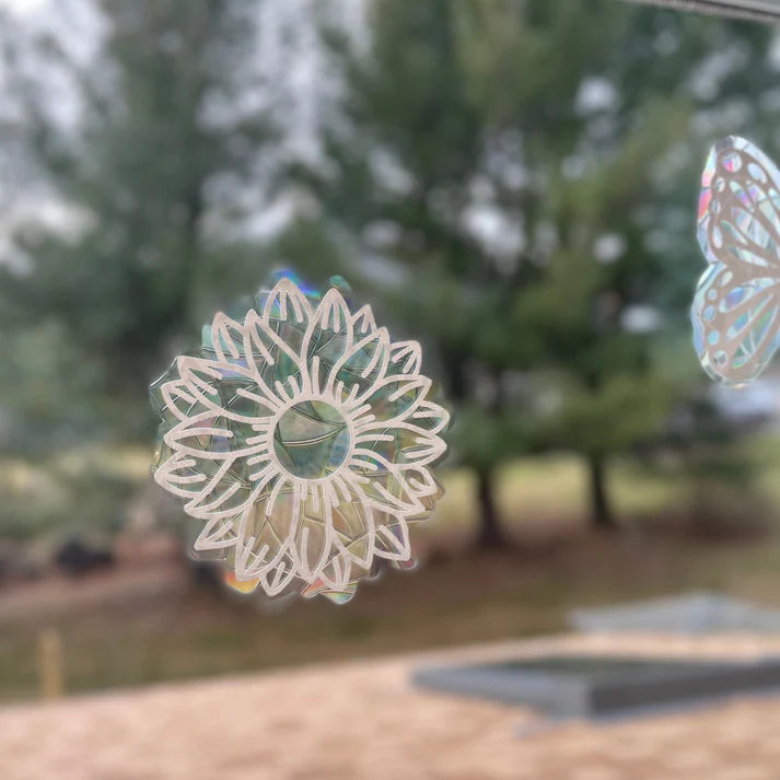 Sunflower Window Cling Sun catcher